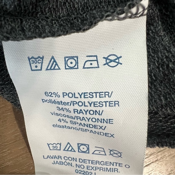 Polo Ralph Lauren Sleepwear Hoodie Size Large Gray & White - Picture 5 of 5